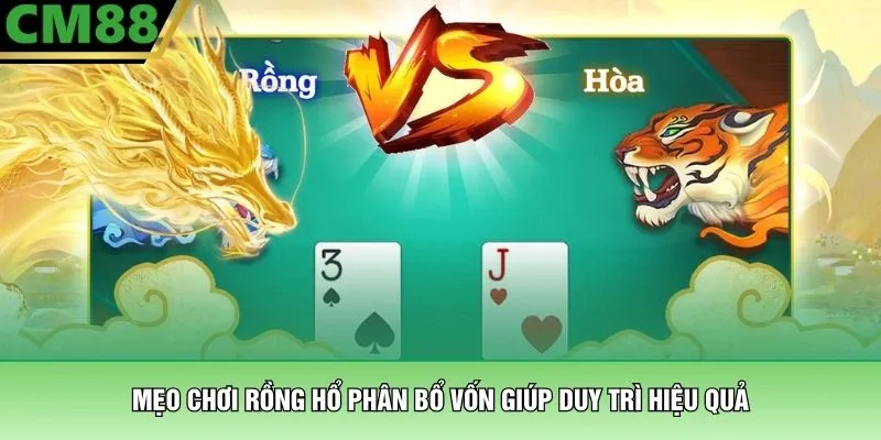 Mẹo chơi Rồng Hổ phân bổ vốn giúp duy trì hiệu quả