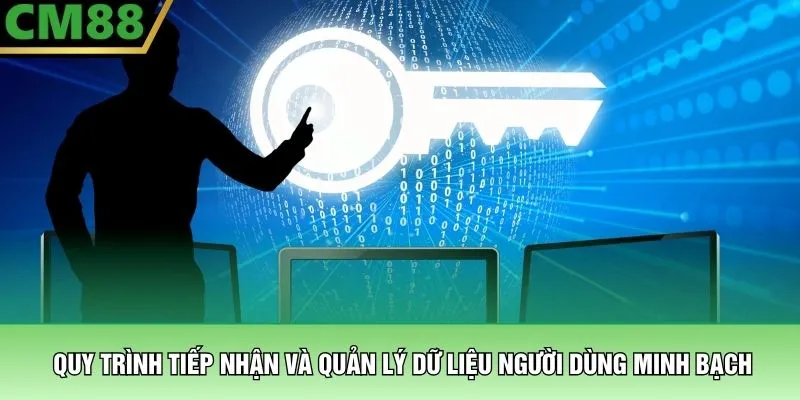Quy trình tiếp nhận và quản lý dữ liệu người dùng minh bạch